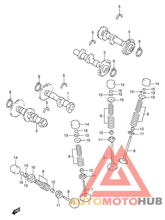 Распределительный вал / клапана