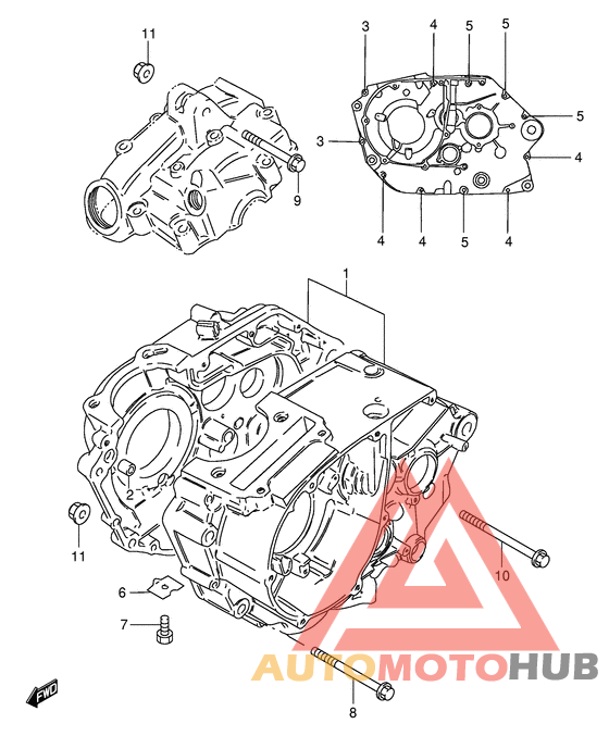 Картер двигателя