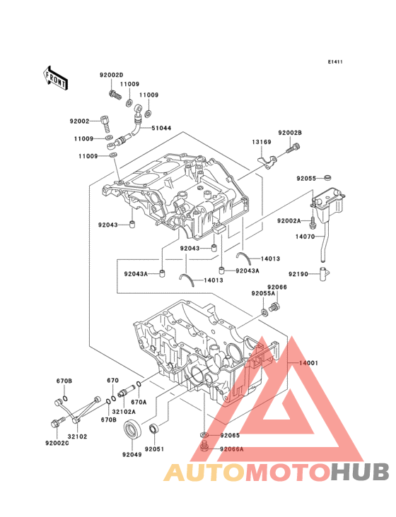 Картер двигателя