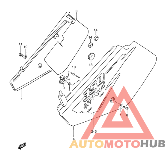 Обтекатель задний