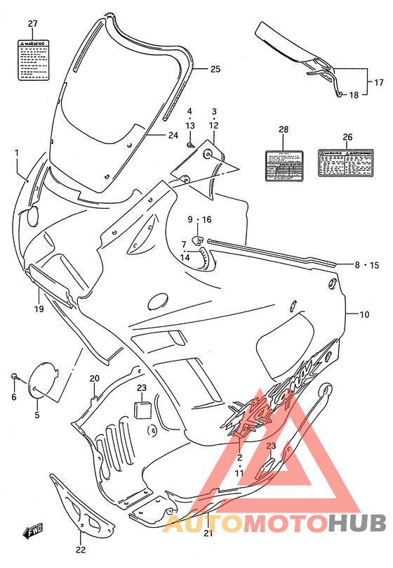 Cowling body