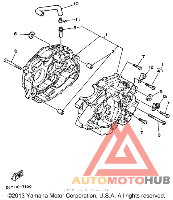 Картер двигателя