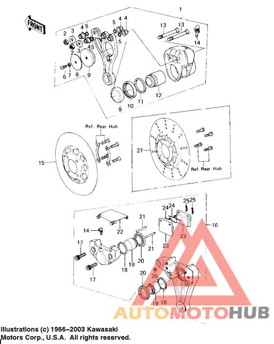 Передний суппорт