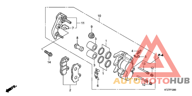 Передний суппорт
