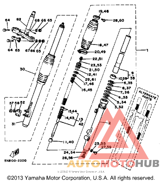Передняя вилка