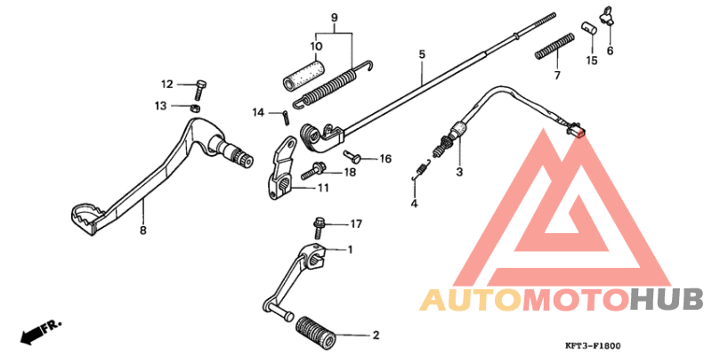 Brake pedal assy