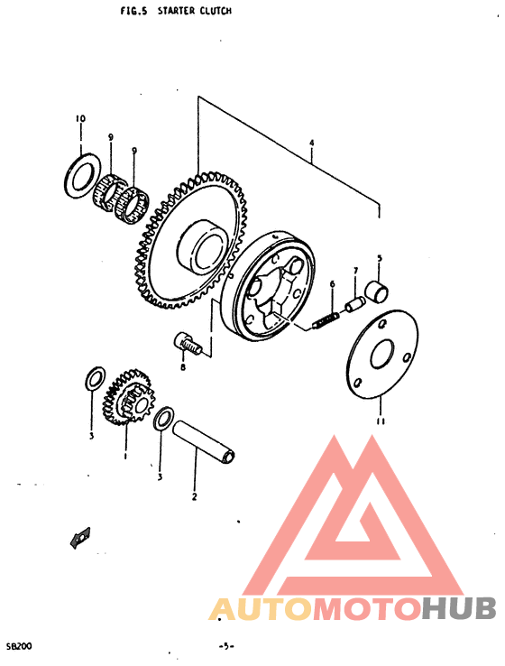 Муфта стартера