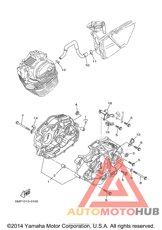 Картер двигателя