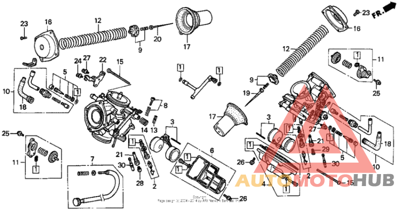 Компоненты карбюратора