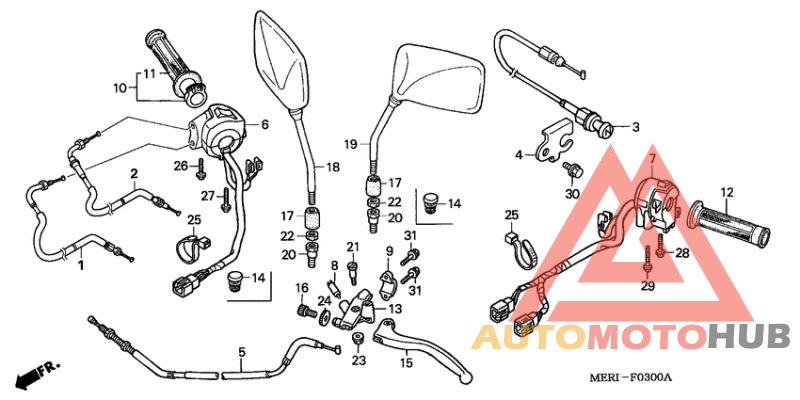Handle lever/switch/ cable