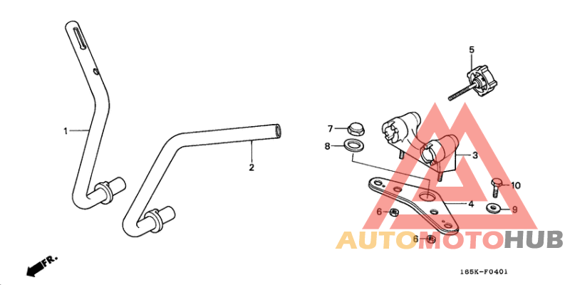 Handle pipe/top bridge