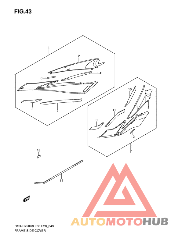 Frame side cover