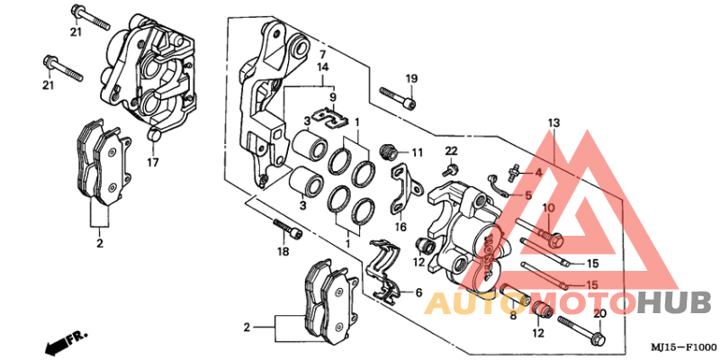 Передний суппорт
