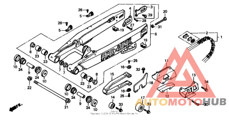 Swingarm 87-88