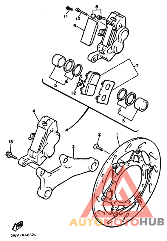 Задний суппорт