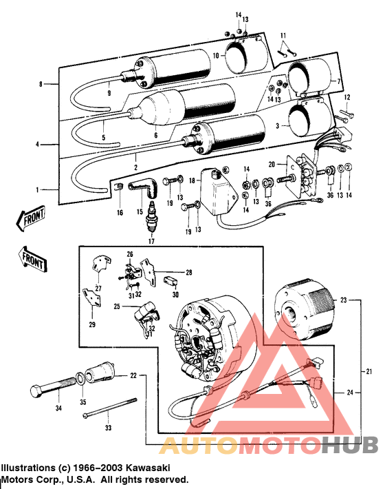 Ignition/generator/regulator