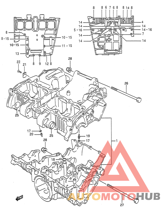 Картер двигателя