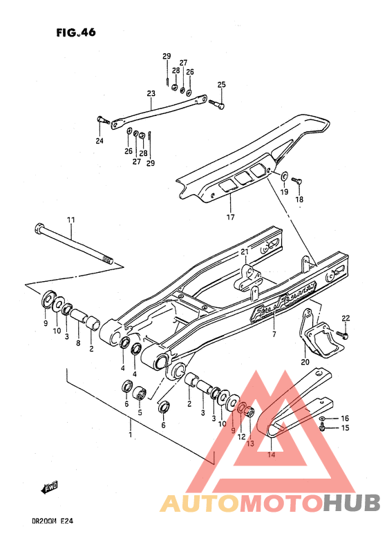 Маятник задний