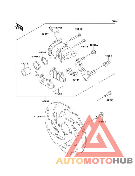 Передний суппорт
