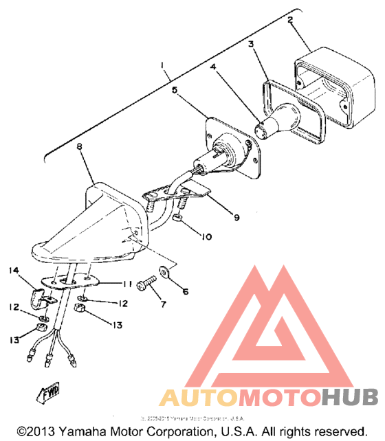 Задний фонарь