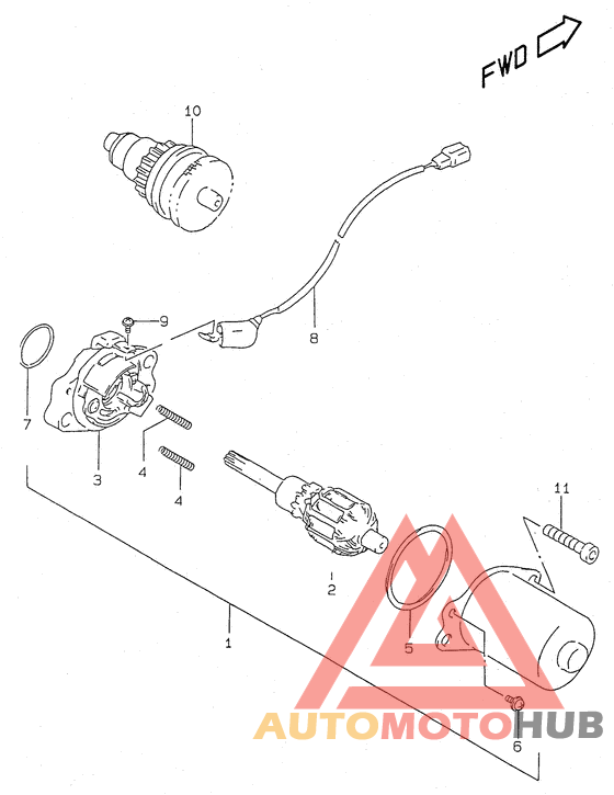 Стартерный мотор