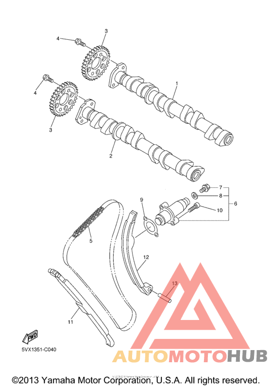 Цепь механизма газораспределения