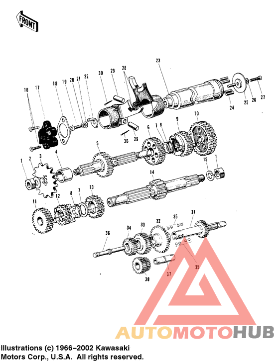 Transmission/change drum