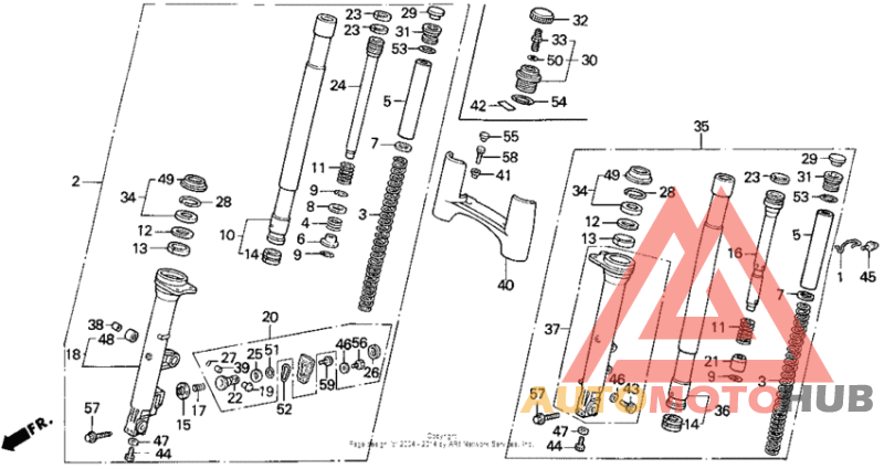 Gl1500i front fork 95