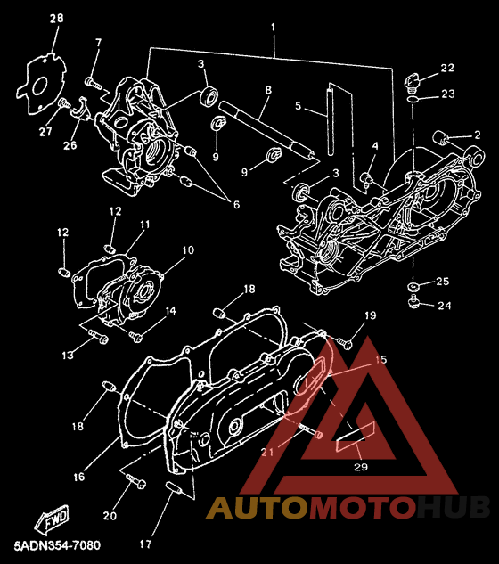 Картер двигателя