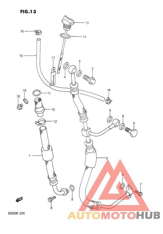 Шланг масляный