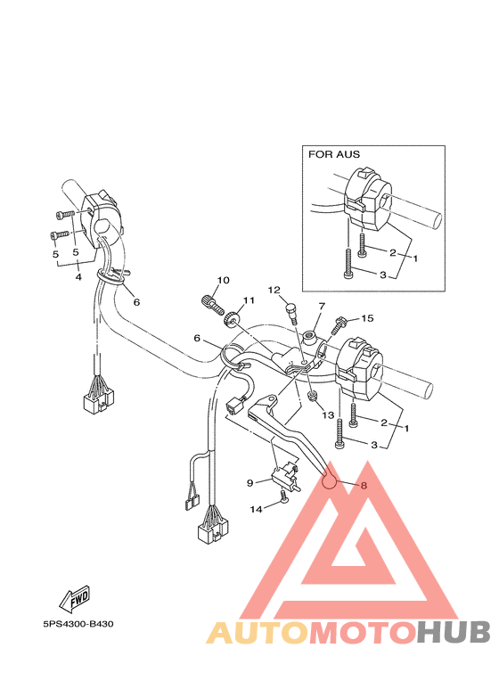 Handle switch. lever
