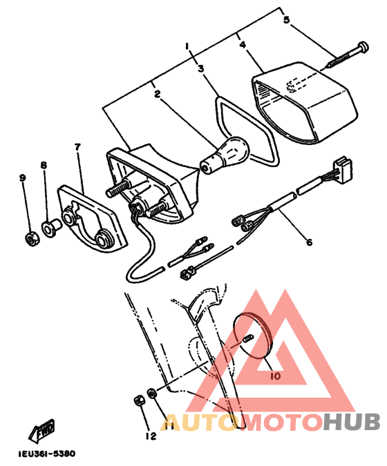 Taillight unit ass`y