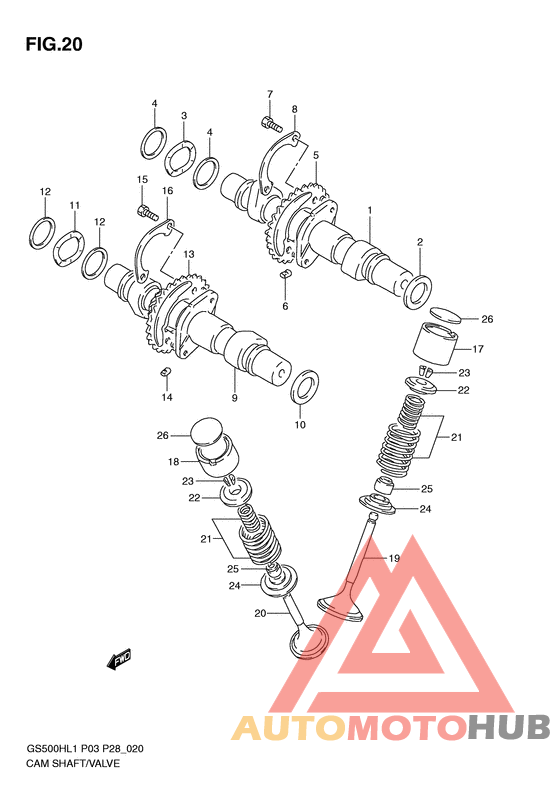 Распредвал -клапана