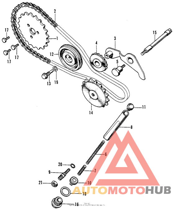 Натяжитель цепи