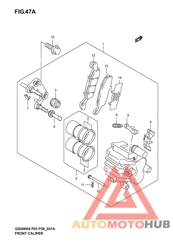 Передний суппорт