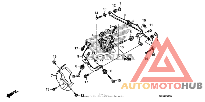 Front power unit (cbr600ra)