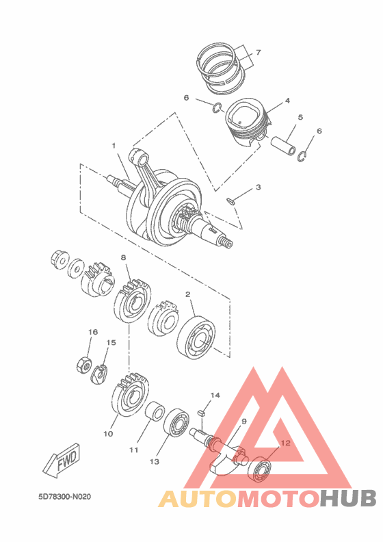 Crankshaft & piston