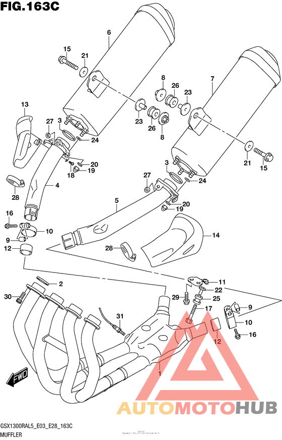 Muffler (Gsx1300Ral5 E33)
