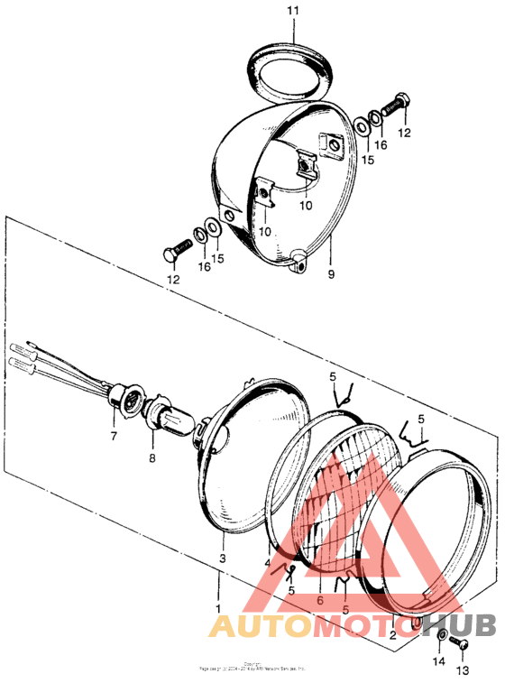 Headlight + headlight case
