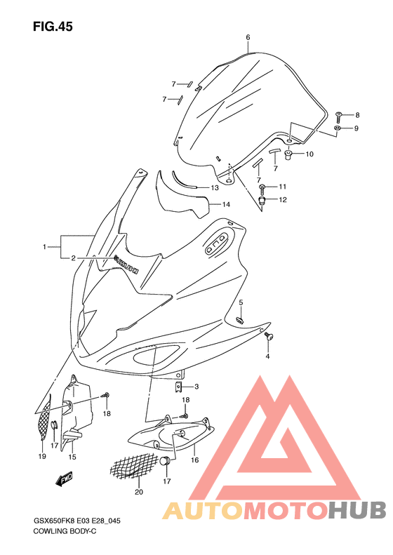 Cowling body
