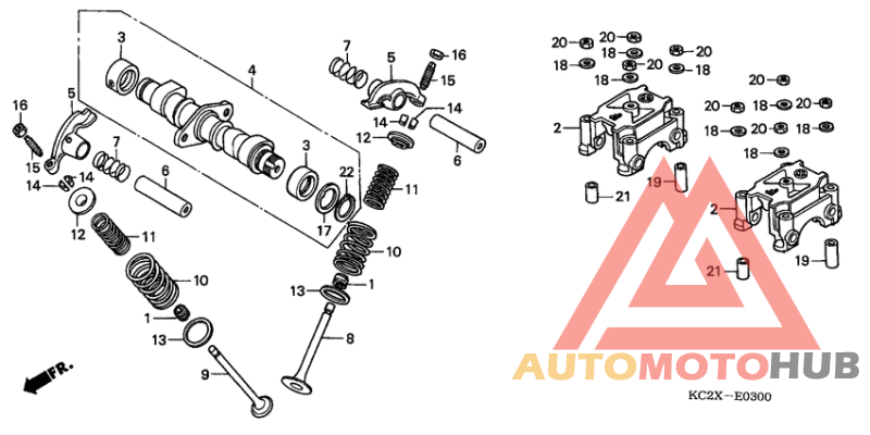 Распред вал/клапана