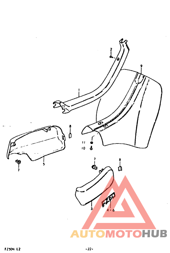 Frame cover - leg shield
