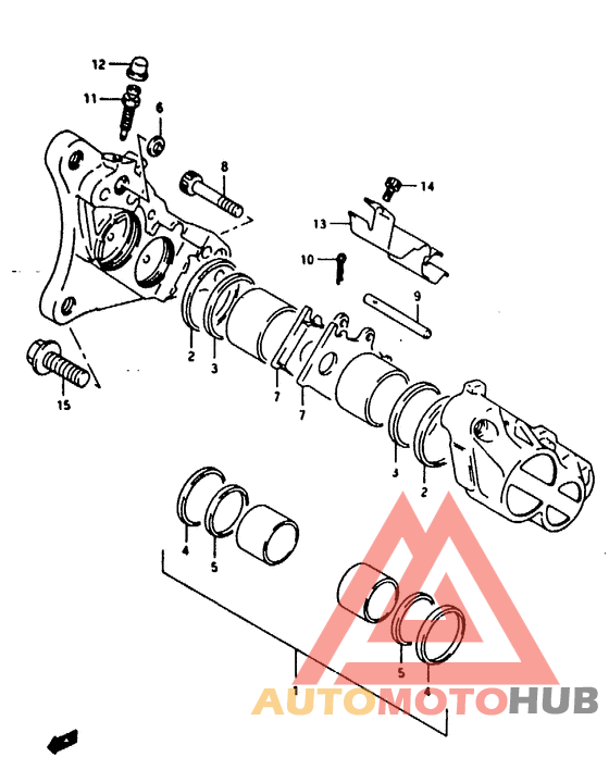 Передний суппорт