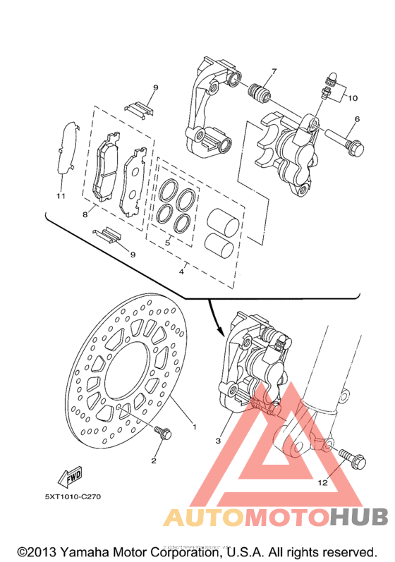Передний суппорт