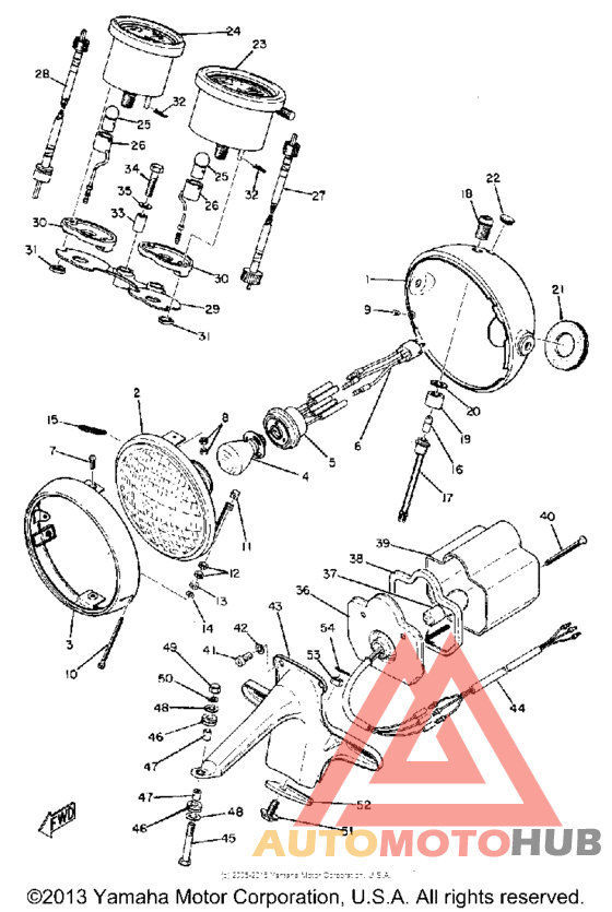 Head lamp & tail lamp