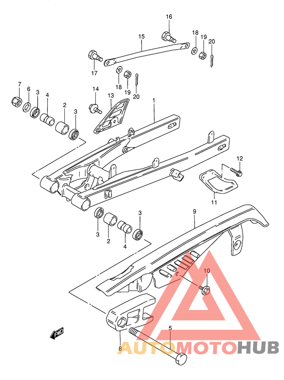 Маятник задний
