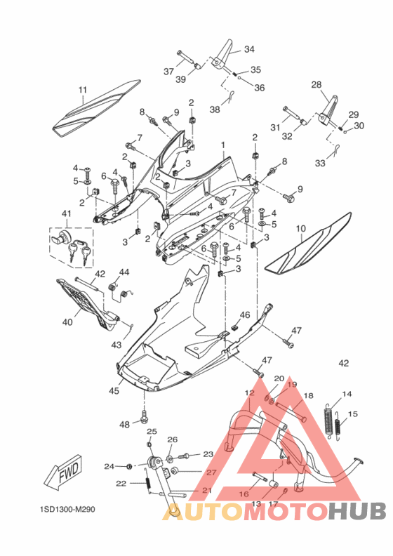 Support & repose pied