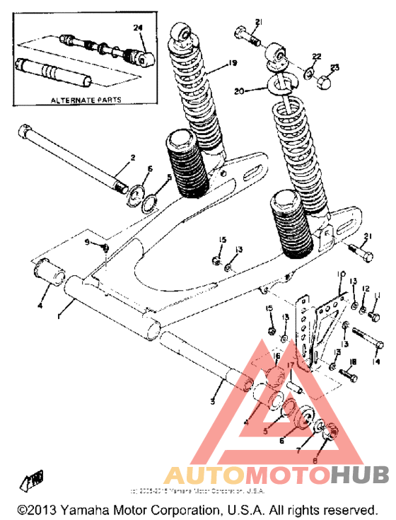Rear arm - rear cushion