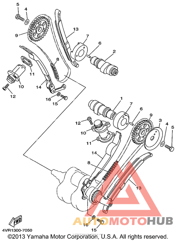 Цепь механизма газораспределения