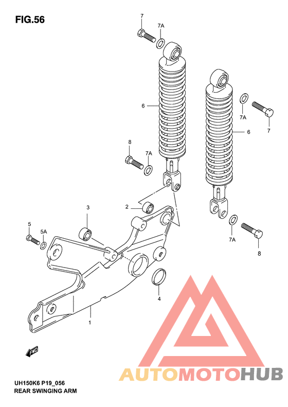 Маятник задний
